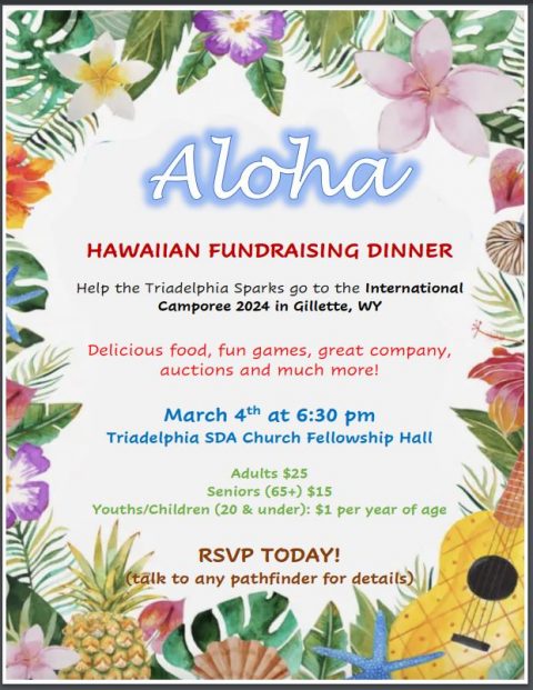 Aloha Fund Raising Dinner For Triadelphia Sparks Triadelphia Seventh